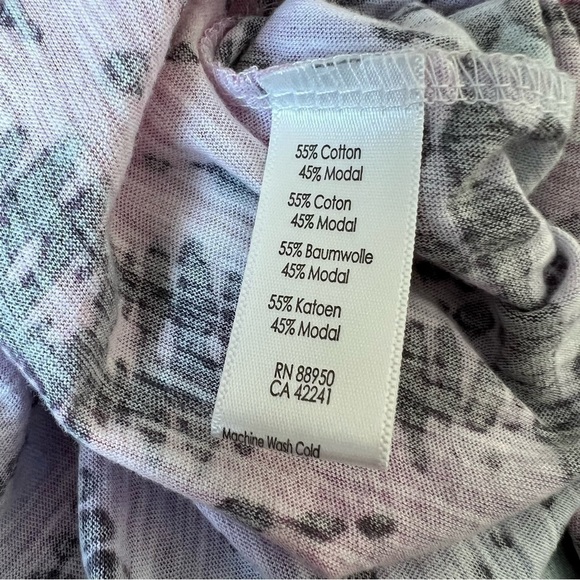 🆕 PJ Salvage Tie Dye Modal / Cotton Night Dress Multicolor - Picture 4 of 6